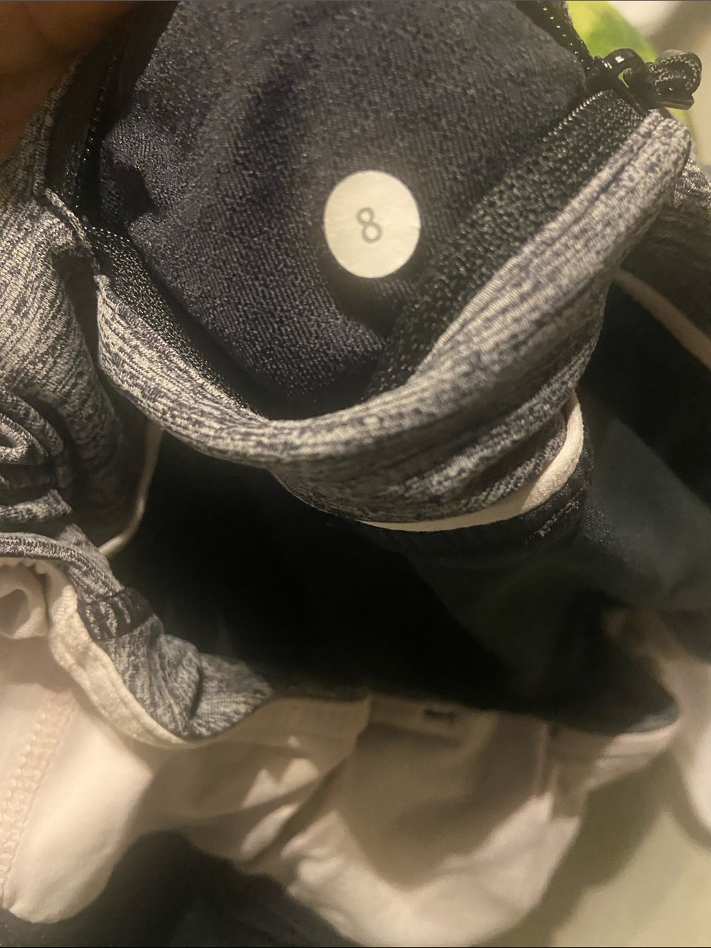 Lululemon Athletica Black and Gray Athletic tennis skirt Shorts size s/m - Picture 8 of 8